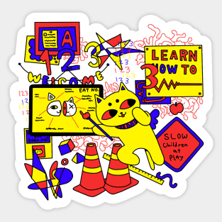 Late to Class Sticker